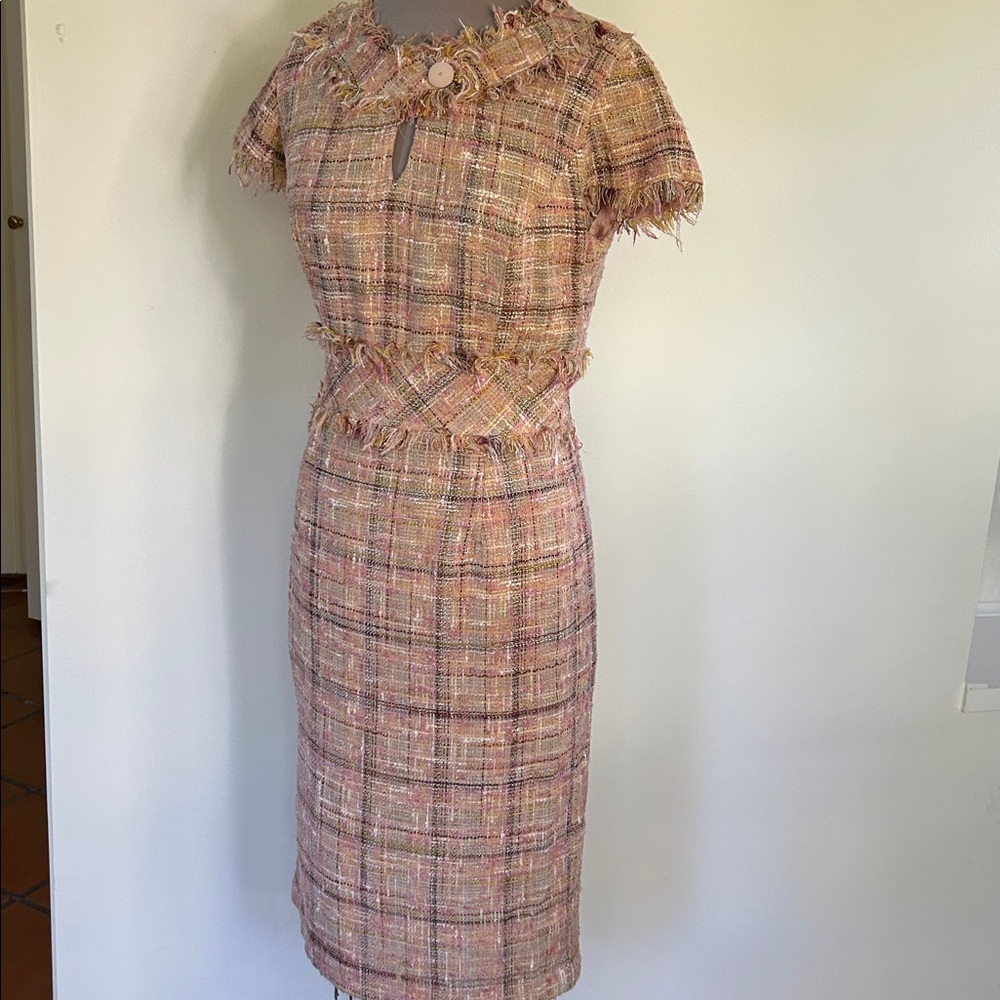 Chic Tweed Chanel-like Fall Dress